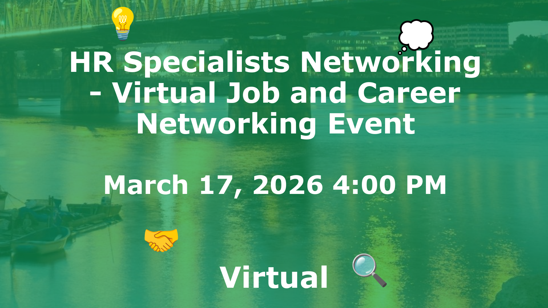 HR Specialists Networking - Virtual Job and Career Networking Event event image
